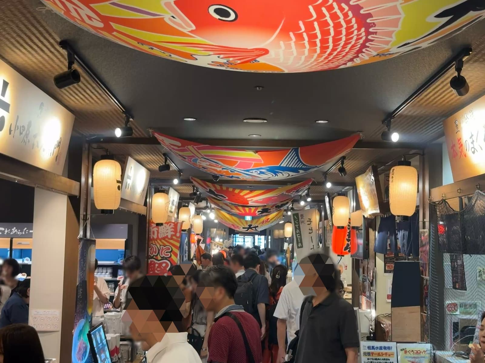 晴海フラッグ 先客万来屋内の様子（はるみライフ＋）