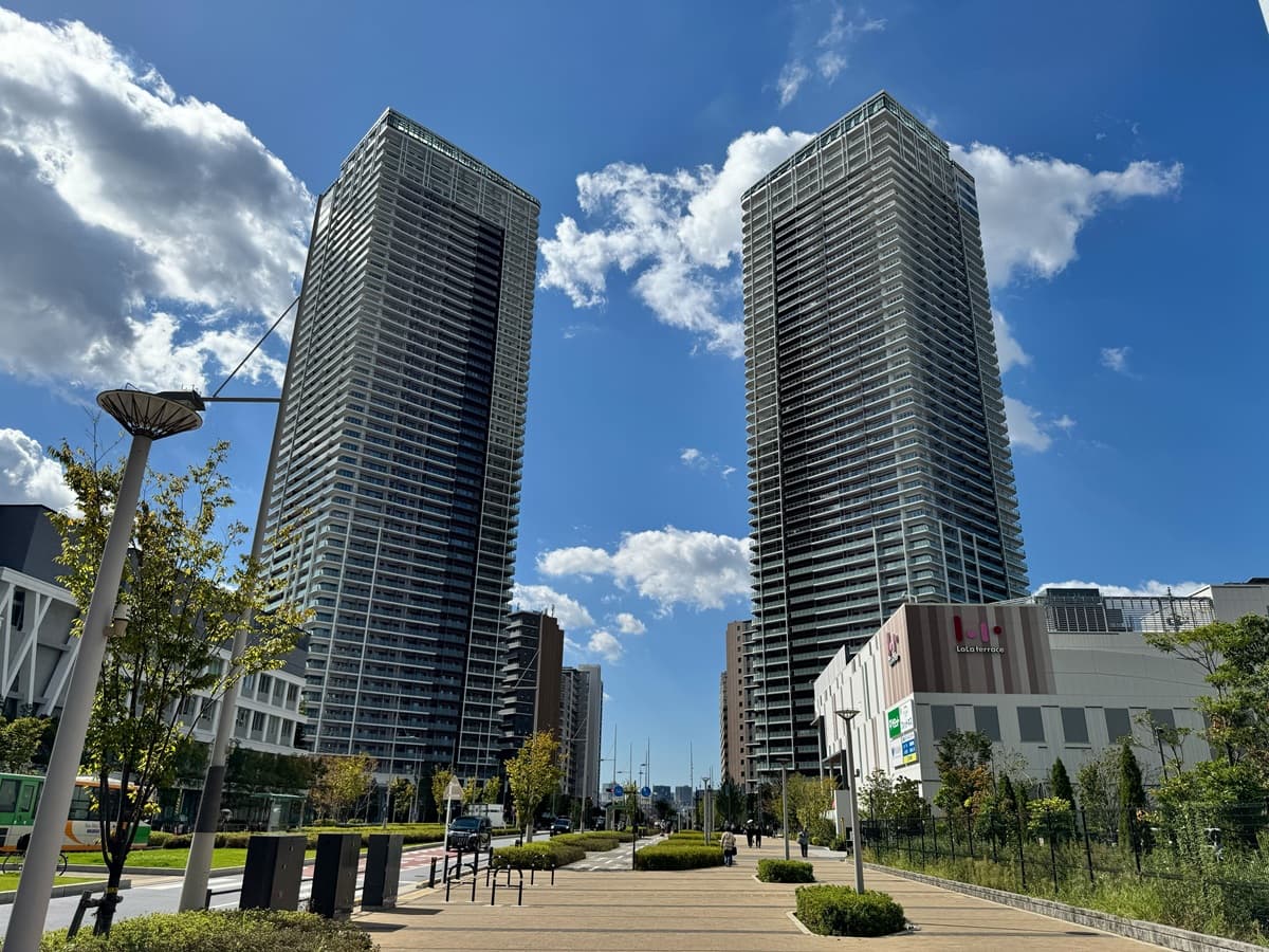 晴海フラッグのT棟外観画像（はるみライフ＋）
