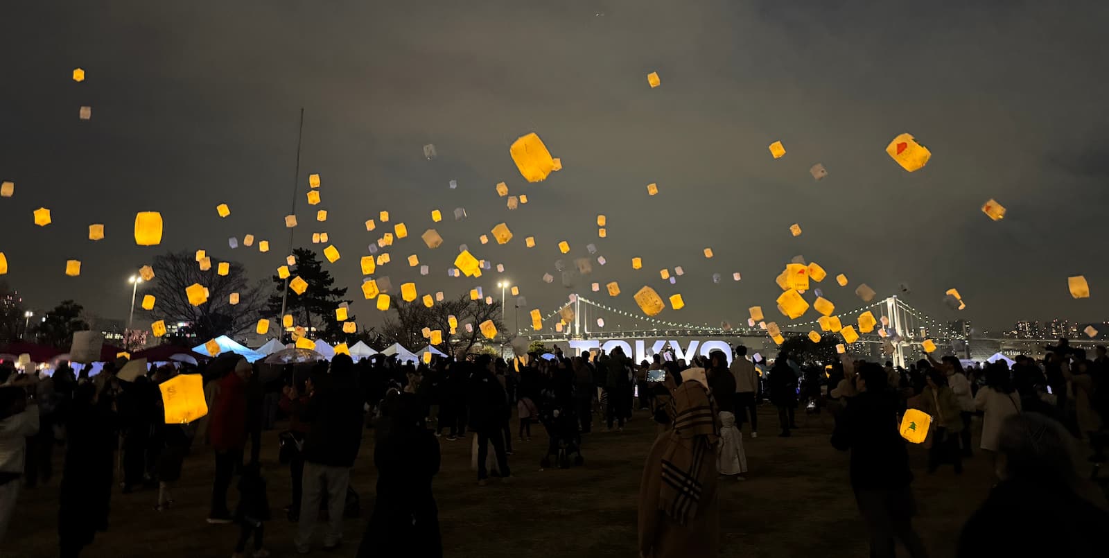 晴海フラッグ CHRISTMAS WISH FES 2025 スカイランタン➁（はるみライフ＋）