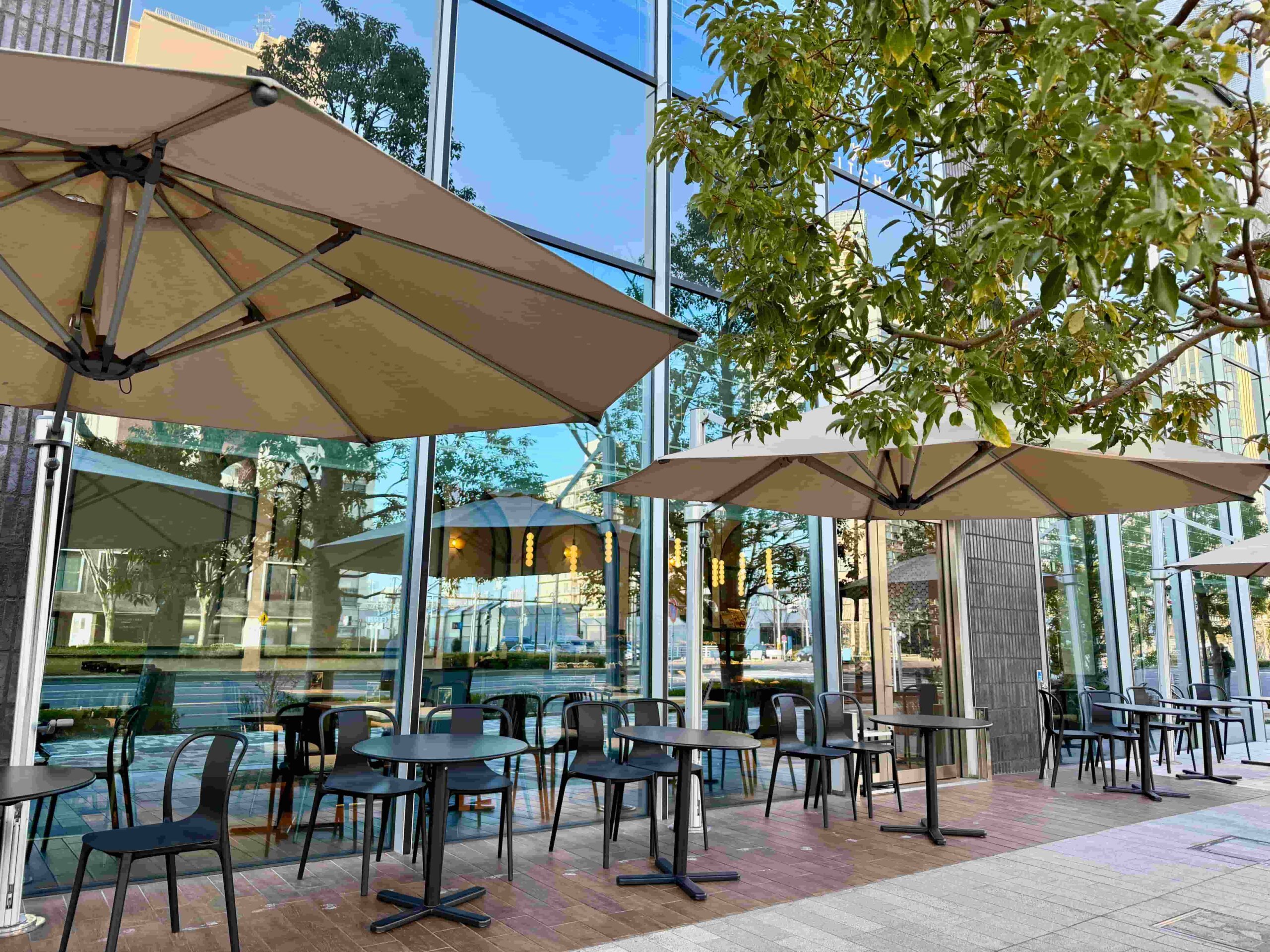 晴海フラッグ 「PROMENADE」のテラス席（はるみライフプラス）