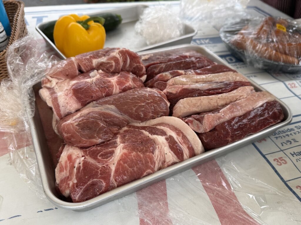 東京湾岸の景色を楽しみながらアメリカンBBQ！晴海ふ頭公園「O.GARDEN GRILL」食材2（はるみライフプラス）