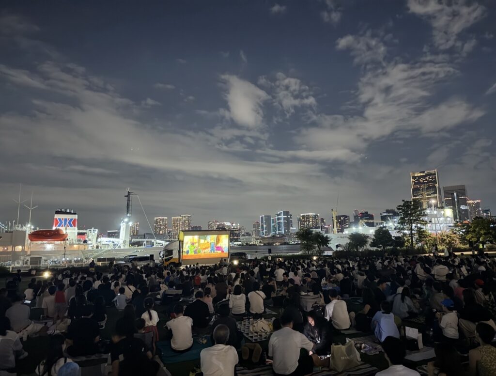 野外映画祭が今年も開催！HARUMI SUNSET CINEMAの写真ーはるみライフプラス
