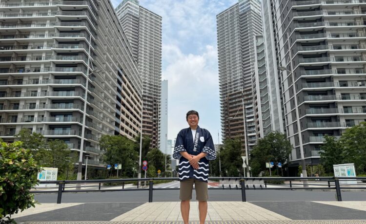 晴海フラッグ HARUMI FLAG自治会長の荒瀬さん➁（はるみライフ＋）